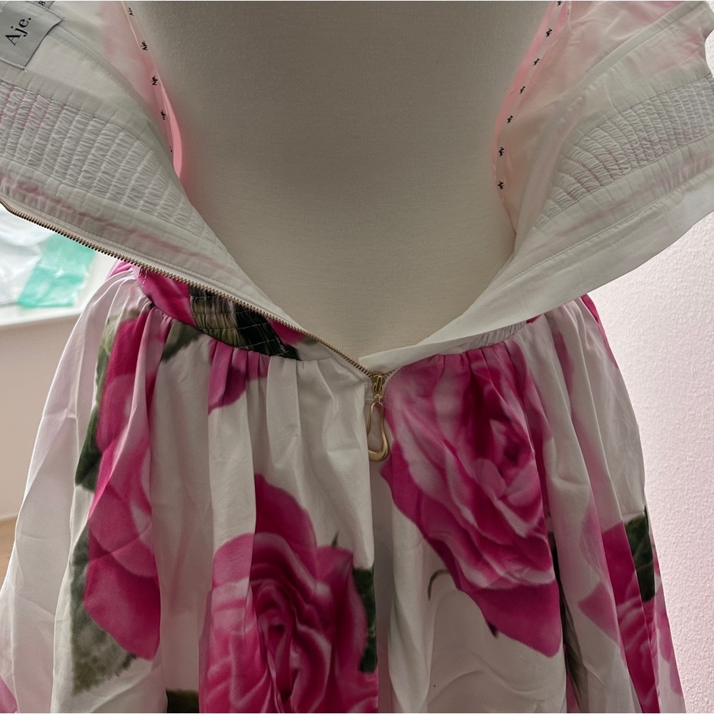 Aje Alani Gown Soft Rose Light Floral US 2 - Picture 15 of 15